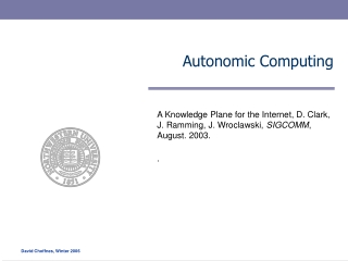 Autonomic Computing