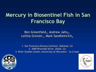 Mercury in Biosentinel Fish in San Francisco Bay