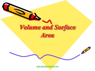 Volume and Surface Area