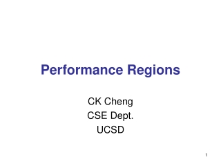 Performance Regions