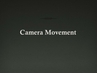 Camera Movement