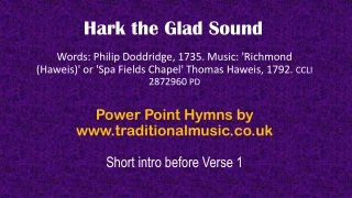 Hark the Glad Sound