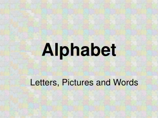 Alphabet