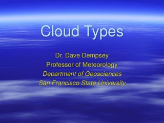 Cloud Types