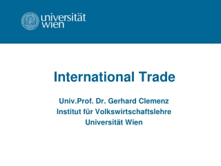 International Trade