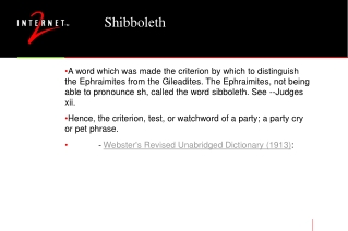 Shibboleth