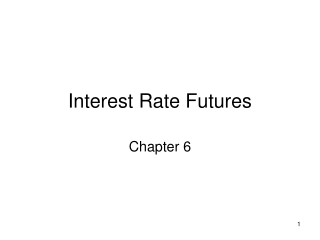 Interest Rate Futures