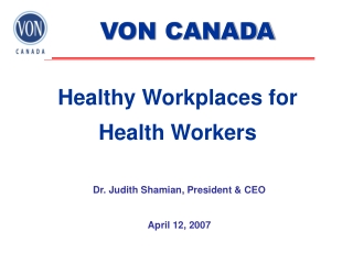 VON CANADA