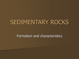 SEDIMENTARY ROCKS