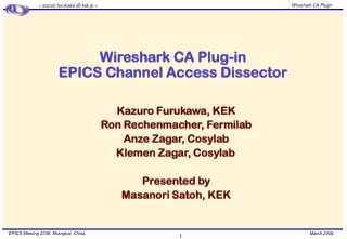 Wireshark CA Plug-in EPICS Channel Access Dissector