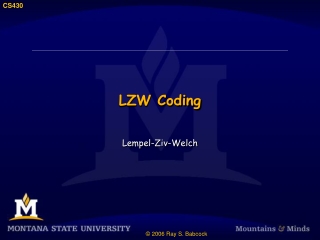 LZW Coding