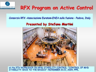 RFX Program on Active Control