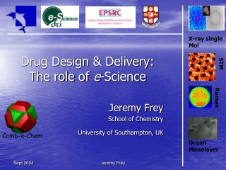 Drug Design &amp; Delivery: The role of  e -Science