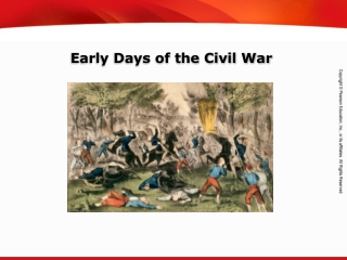 Early Days of the Civil War