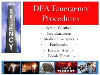 DFA Emergency  Procedures