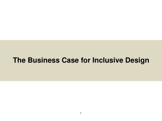 The Business Case for Inclusive Design