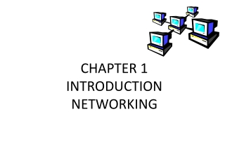 CHAPTER 1 INTRODUCTION  NETWORKING