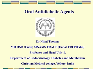 Oral Antidiabetic Agents