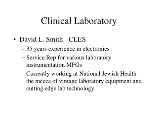 Clinical Laboratory