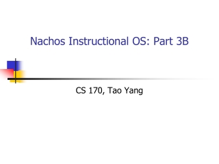 Nachos Instructional OS: Part 3B