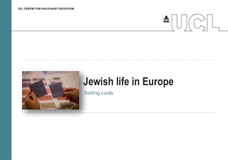 Jewish life in Europe