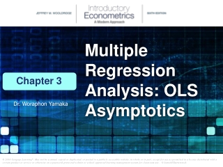 Multiple Regression Analysis: OLS Asymptotics