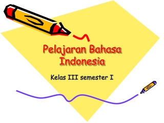 Media Pembelajaran Bahasa Indonesia