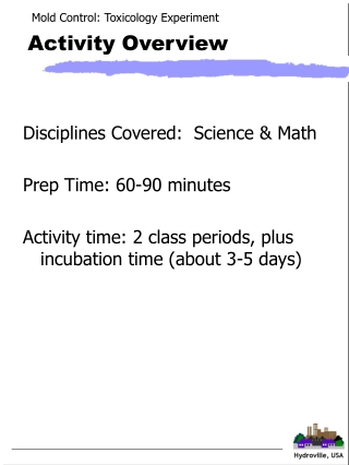 Activity Overview