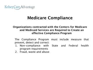 Medicare Compliance