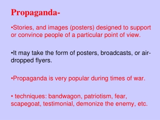 Propaganda-