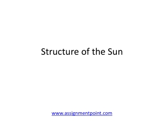 Structure of the Sun