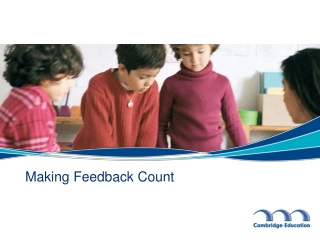 Making Feedback Count