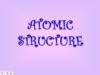 ATOMIC STRUCTURE