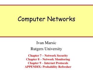 Computer Networks