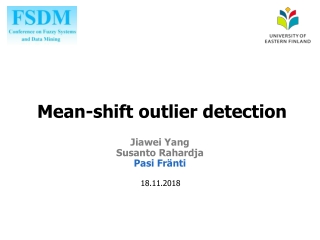 Mean-shift outlier detection