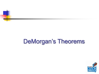 DeMorgan’s Theorems