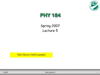 PHY 184