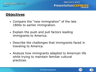 Compare the “new immigration” of the late 1800s to earlier immigration.