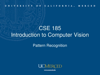 CSE 185  Introduction to Computer Vision