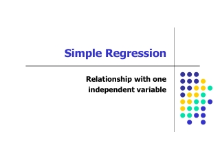 Simple Regression