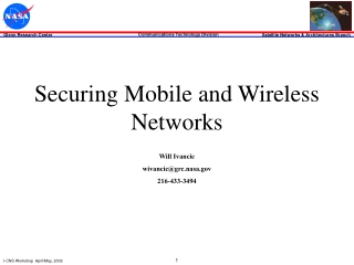 Securing Mobile and Wireless Networks