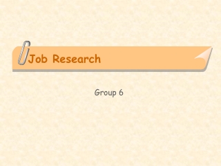 Job Research