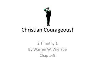 Christian Courageous!