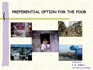 PREFERENTIAL OPTION FOR THE POOR