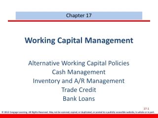 Working Capital Management