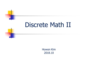 Discrete Math II