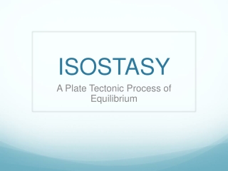 ISOSTASY