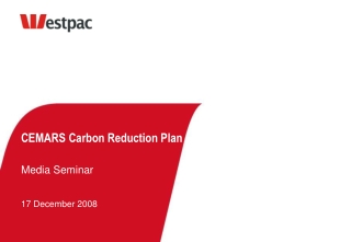 CEMARS Carbon Reduction Plan