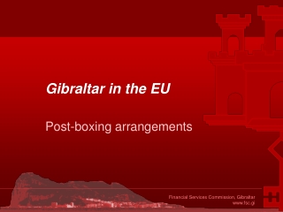 Gibraltar in the EU