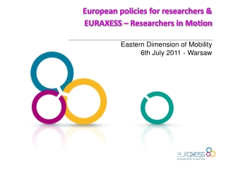 European policies for researchers &amp;  EURAXESS – Researchers in Motion